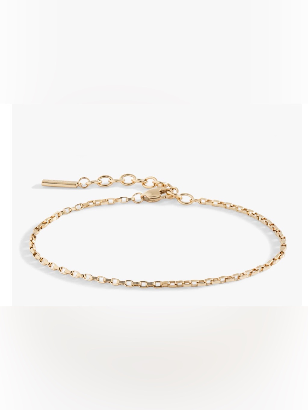 Alex And Ani Gold Tone Adjustable Chain Bracelet